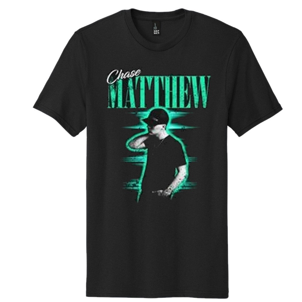 Black Green Soundwave Tee