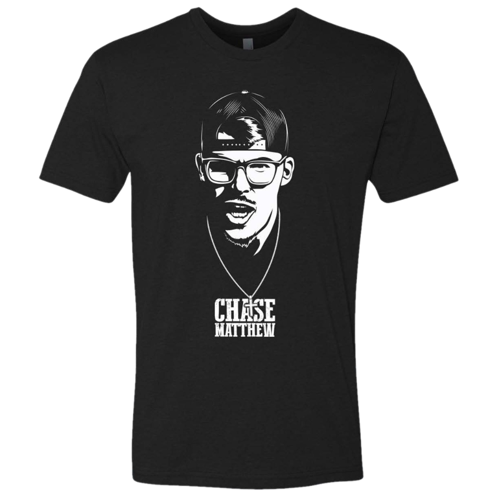 Black Face Drawing Tee