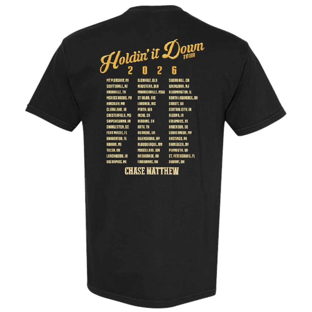 2026 Holdin' it Down Tour Tee – Chase Matthew
