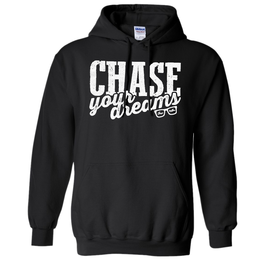 Chase Your Dreams Black Pullover Hoodie